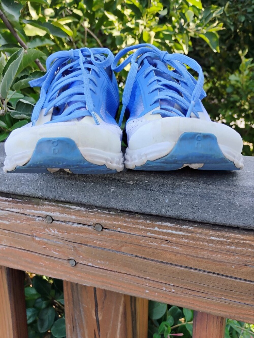 On Cloudflow Marina Blue White Running Shoes Gorpcore Sporty Athleisure - 8.5 - Picture 6 of 15